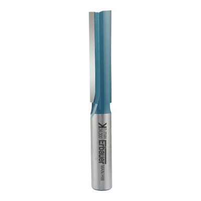 Erbauer 12.7mm ½" Shank Steel & Tungsten Carbide Straight Router Cutter (Dia)12.7mm (L)101.6mm from B&Q