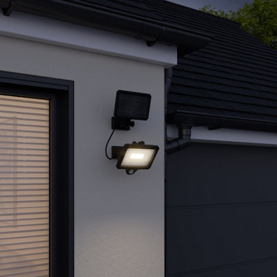 Shop security lighting.
