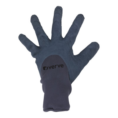 Verve Latex Navy Blue Gardening Gloves LargePair from B&Q