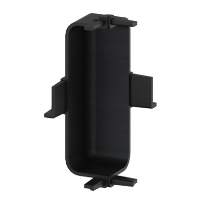 B&Q -  Caraway Innovo Matt Black Drawer Inner Corner