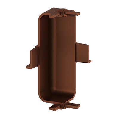 B&Q -  Caraway Innovo Satin Copper Effect Drawer Inner Corner