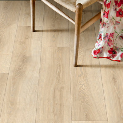 Precut Natural Oak Plank Effect Sheet Vinyl6M²