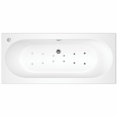 Trojan Baths Sovana White 12 Jet Air Spa from B&Q
