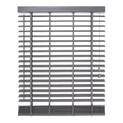 GoodHome Lone Grey Pvc Venetian Blind (W)120Cm (L)180Cm from B&Q