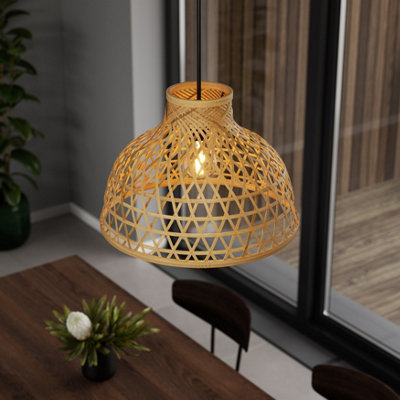 B&Q -  Shoebill Round Lamp Shade (D)40Cm
