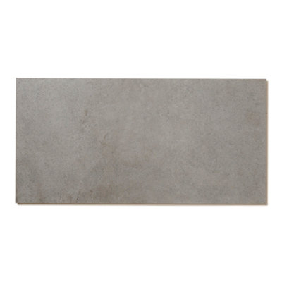 GoodHome Baila Grey Stone Effect Textured Click Vinyl Tile Sample from B&Q