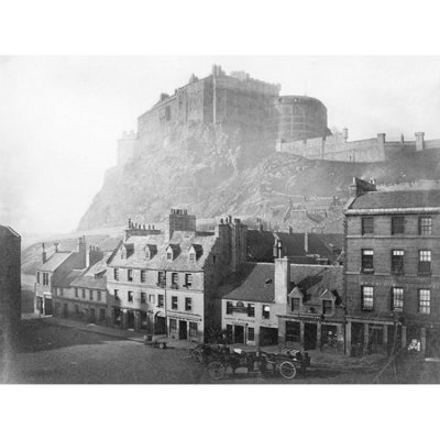 Artery8 Unframed Wall Art Edinburgh Castle Scotland Grassmarket 1860 Photo12X16 Inch