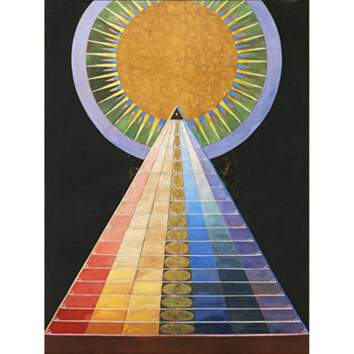 Wee Blue Coo Unframed Wall Art Hilma Af Klint Altarpiece No 1 Group X12X16 Inch from B&Q