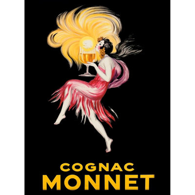 Wee Blue Coo Unframed Wall Art Cognac Brandy Girl Red Dress12X16 Inch from B&Q