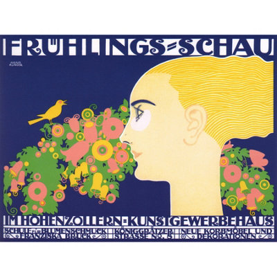Wee Blue Coo Unframed Wall Art Spring Show Hohenzollern Vienna Austria Floral12X16 Inch from B&Q
