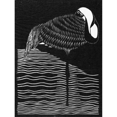 Artery8 Unframed Wall Art Samuel Jessurun De Mesquita Whitenecked Crane12X16 Inch from B&Q
