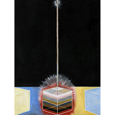 Wee Blue Coo Unframed Wall Art Hilma Af Klint Group Ix No 27 Uw The Dove Abstract12X16 Inch from B&Q