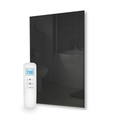 Mirrorstone 580W Quartz Glass Wi-Fi Infrared Heating Panel - Black - Image 4