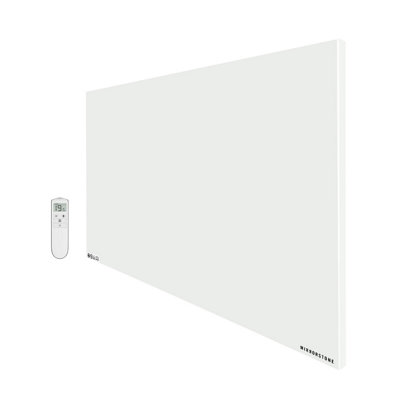 B&Q -  Mirrorstone 1100W Prime Infrared Heating Panel With Remote