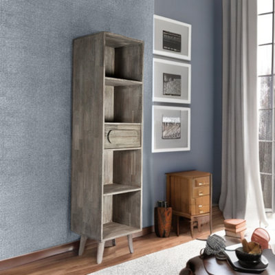 Greyston Wooden Slim Tall Bookcase from B&Q