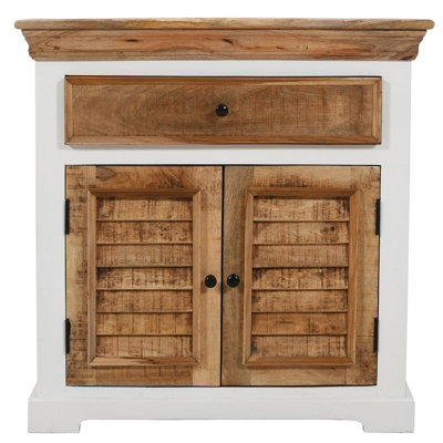 Buttercup Farm Alfie Sideboard1 Drawer & 2 DoorsMango WoodL40 X W80 X H80 Cm from B&Q