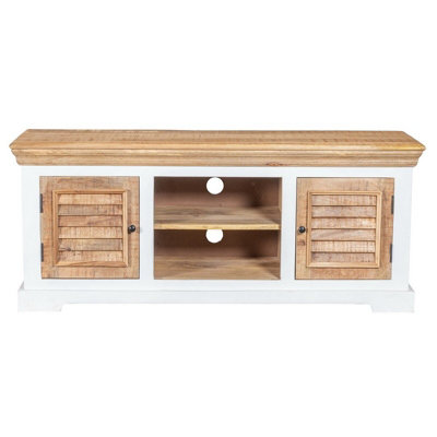 Buttercup Farm Alfie Tv Cabinet Upto 57"Mango WoodL45 X W145 X H60 Cm from B&Q