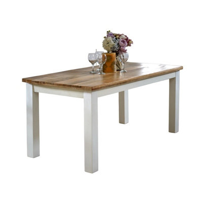 Buttercup Farm Alfie Dining TableMango WoodL85 X W170 X H76 Cm from B&Q