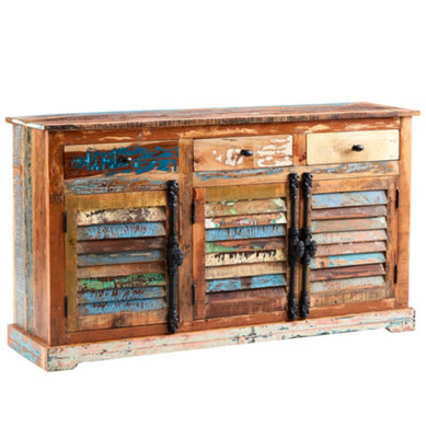Vema Reclaimed Boat Large Sideboard from B&Q