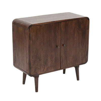 Dynasty Dark Mango Wood 2 Door Sideboard