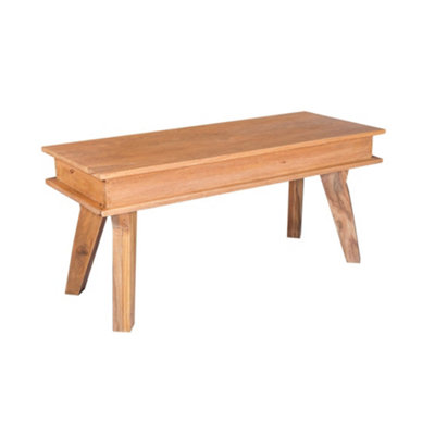 Indus Sheesham Solid Wood Dining Bench from B&Q