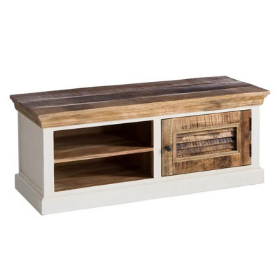 Buttercup Farm Alfie Shoe RackMango WoodL45 X W110 X H50 Cm from B&Q