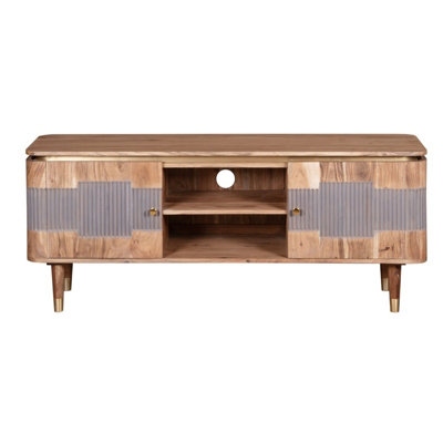 Buttercup Farm Wilton Tv UnitAcacia WoodL40 X W145 X H60 Cm from B&Q