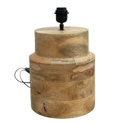  - Wooden Glory Table Lamp (Without Shade)
