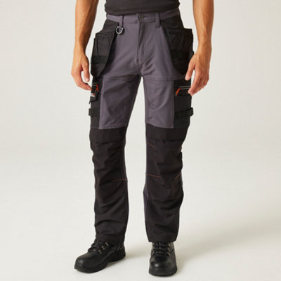 Regatta Professional Infiltrate Stretch Holster Trousers Grey from B&Q