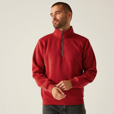 Regatta Professional Pro 1/4 Zip Sweatshirt Red from B&Q