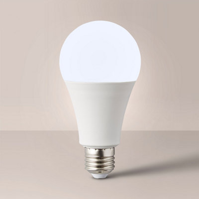 B&Q -  E27 Pack Of 2 15W Standard Cool White Led Bulbs