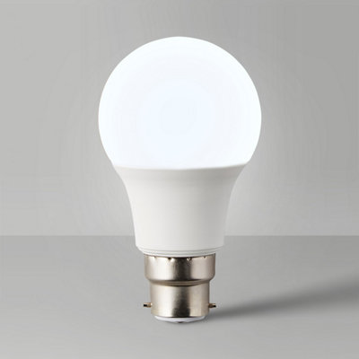 Valuelights Pack Of 5 High Power 6W Led Bc B22 Smd Gls Energy Saving Long Life Bulbs 3000K Warm White
