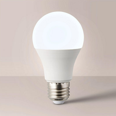 Valuelights E27 Pack Of 4 10W Standard Cool White Led Bulbs