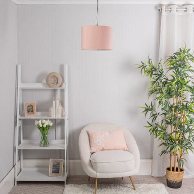 Valuelights Torbery Set Of 3 Blush Nesting Ceiling Light Shades And Bulbs (D)30Cm from B&Q