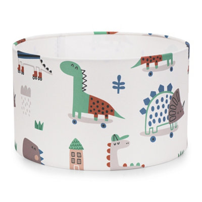 B&Q -  Kids Skating Animal Easy Fit Ceiling Light Shade And Bulb (D)25Cm