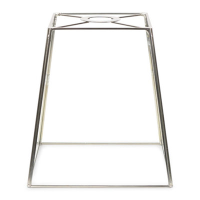 B&Q -  Susie Chrome Metal And Clear Glass Lantern Easy Fit Ceiling Light Shade And Bulb (D)18Cm