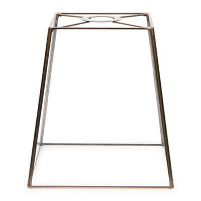 B&Q -  Susie Gold Metal And Clear Glass Lantern Easy Fit Ceiling Light Shade And Bulb (D)18Cm
