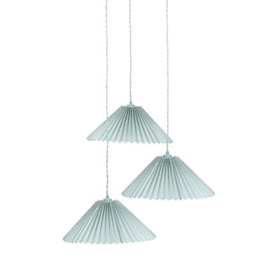 ValueLights Akira 3 Way LED Ceiling Pendant Light - Blue - Image 7