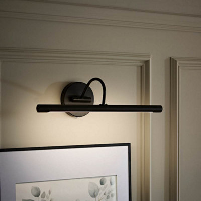Valuelights Unisex Black Elton Pair Of Rechargeable Integrated Led Picture Wall Lights In - Image 6