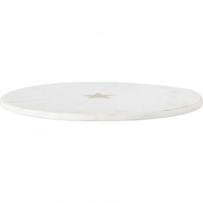  - Serving Platter: 30Cm Gold Star Serving PlatterMarble