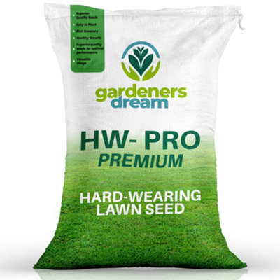 Gardeners Dream Gardenersdream 10Kg Hard-Wearing Premium Tough Back Garden Lawn Grass Seed from B&Q