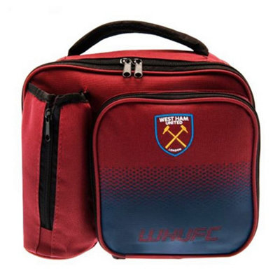 West Ham United Fc Fade Lunch Bag Burgundy (One Size) from B&Q