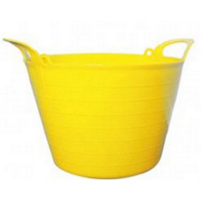 B&Q Ambador Flexi Tub (14L) Quality Product Yellow