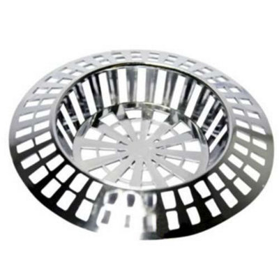 B&Q Securit Chrome Sink Strainer (4.5Cm) Silver