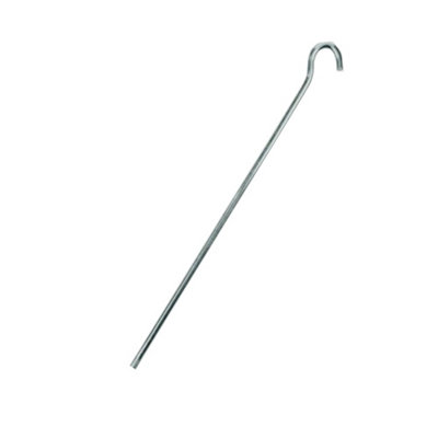 Ambador Garden And Tent Pegs (Pack Of 10) Silver (23Cm)