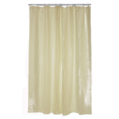 Blue Canyon Peva Shower Curtain Cream (One Size) from B&Q