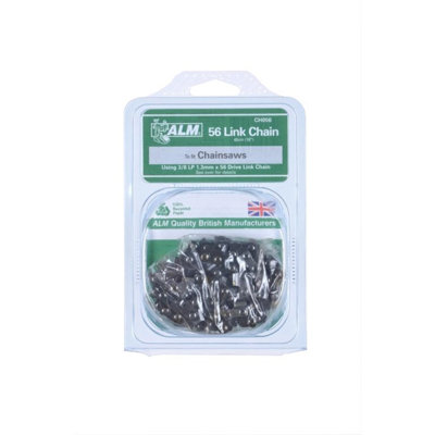 Alm 56 Link Chainsaw Chain Silver (One Size) from B&Q