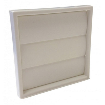 Manrose Gravity Grill White (100mm) from B&Q