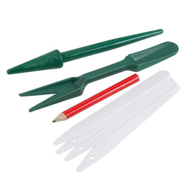 Ambador Dibber And Label Set (25 Pieces) Green (One Size)