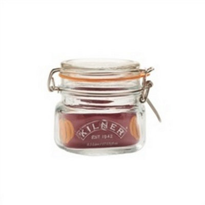 Kilner Square Clip Top Jar Clear (1.5L) from B&Q